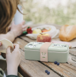 MB Foodie vert Raccoon - La lunch box des enfants, fabriquée en France ! Monbento
