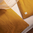 Housse de couette Gaze de coton 100X140cm Moutarde Lassig