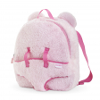 Sac à Dos Porte-Poupon Peluche Rose pour poupon 30 cm Corolle