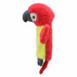Marionnette Perroquet Ara Rouge 27 cm ECO PUPPET BUDDIES