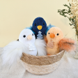Peluche poussin Jaune - 15 cm Histoire d'ours