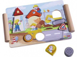 Puzzle en bois - Construire et Circuler - Haba