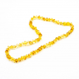 Collier d'ambre - bébé/enfant - Boules citron/miel