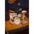 Puzzle 3D en bois pour instruments de musique, batterie, Robotime, TG409, 19x13,5x11 cm