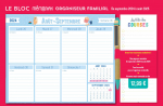 Le bloc hebdomadaire organiseur familial Edition 2025 Nesk Memoniak
