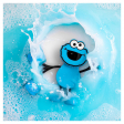 Glo Pal personnage Cookie Monster sesame street Bleu pour le bain Jouet Sensoriel