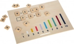 Boîte d'apprentissage Réglette cuisenaire bâtons mathématiques avec chiffres et symboles Small foot