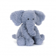 Jellycat Peluche Fuddlewuddle Elephant Bleu Medium