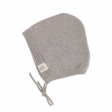 Bonnet tricoté coton bio et soie Garden Explorer gris Lassig