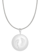Collier Bola de grossesse Pieds Gris Proud Mama