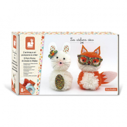 Kit créatif Pompons petits animaux Janod