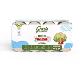GRAZIE Papier toilette 8 maxi rolls 3 epaisseurs Recyclé