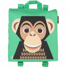 Sac à dos coton BIO - Chimpanzé - Coq en pâte