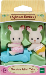 Les jumeaux lapin chocolat Sylvanian families