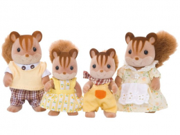 La famille écureuil roux Sylvanian families
