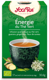 Infusion ayurvédique aux plantes Energie du thé vert Yogi Tea