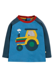 T-shirt manches longues Raglan tracteur Frugi