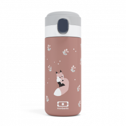 Bouteille réutilisable POP Isotherme 360ML cannelle Fox Monbento