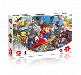 Puzzle super mario odyssey world trav - 500 pcs Winning Moves