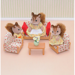 Canapé, 2 fauteuils et table basse Syvanian families