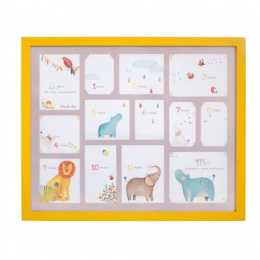 Cadre de photos de naissance - Les Papoums - Moulin Roty