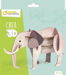 Crea 3D, Eléphant Avenue Mandarine