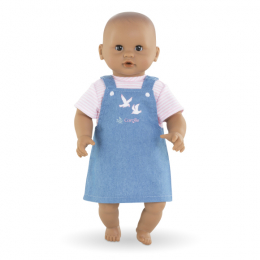 Robe Marinière Bords de Loire pour poupon 30 cm Corolle
