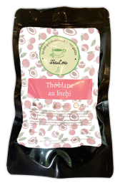 thé blanc au litchi 70 gr - Tealou