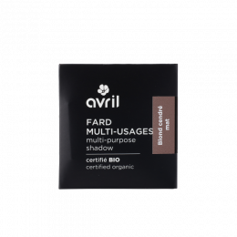 Fard à paupières et sourcils cendré mat certifié bio Avril