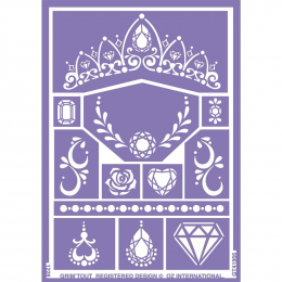 Pochoir de maquillage - Princesse - Grim'tout