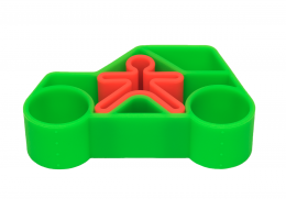 Voiture et kid Néon Green en silicone Dëna Toys