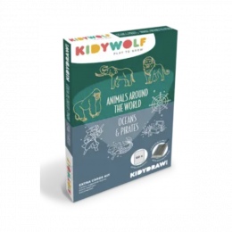 Recharge Kidydraw Mini animaux du monde et océans & pirates  Kidywolf