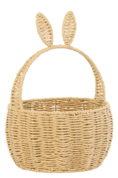 J-Line Panier décoratif lapin naturel – décoration intérieure