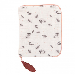 Protège carnet santé crème Après la pluie - Moulin Roty