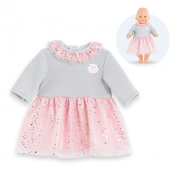 Robe Soir de Fête pour poupon 36 cm Corolle
