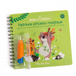Peinture pinceau magique Dans la jungle Moulin Roty