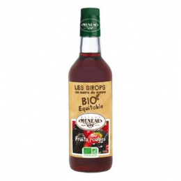 Sirop de Fruits rouges BIO Équitable 50cl Meneau
