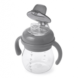 Gobelet anti-fuite bec souple 150ml Grey Oxo Tot