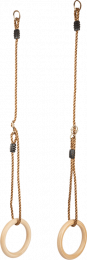 Anneaux de gymnastique en bois Small Foot