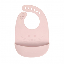 Bavoir en silicone avec poche Souris Lassig