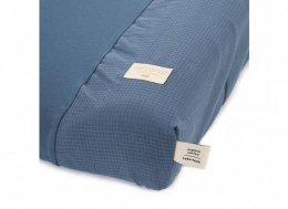 Housse de matelas à langer Honeycomb Night blue Nobodinoz