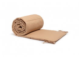 Tour de lit nest en coton BIO - Honeycomb Nude - Nobodinoz