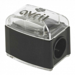 Taille-crayon jumbo avec récupérateur et lamelle nettoyante - Avril