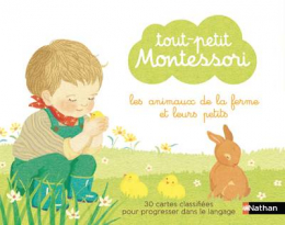 Coffret animaux de la ferme et leurs petits Montessori tout petit Nathan