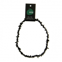 Onyx - Collier baroque de pierres protectrices perles - Nia