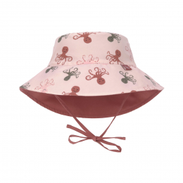 Chapeau anti-UV réversible Octopus Rose Lassig