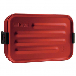 Boîte repas alu S rouge avec insert silicone - Sigg