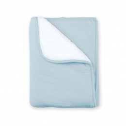 Couverture Pady tetra Jersey bleu 75x100cm Bemini