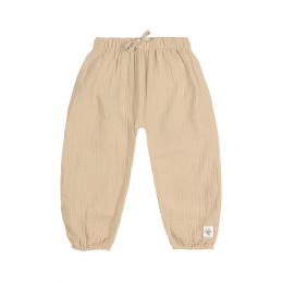 Pantalon en mousseline GOTS - nature - Lassig