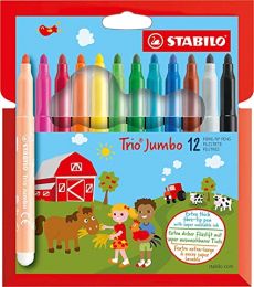 Feutres Stabilo Trio Jumbo